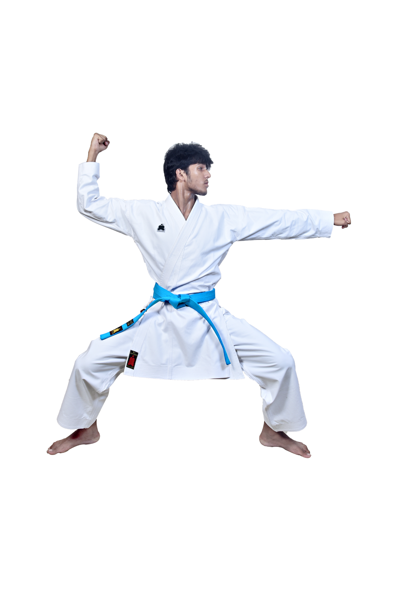 WAZARI Virtuoso kata uniform in action