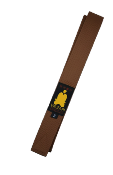 WAZARI brown karate belt